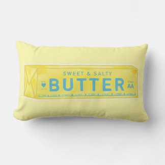 Coussin Rectangle Bâtonnet de beurre sucré et salé avec des nœuds et