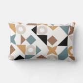 Coussin Rectangle Bauhaus Geometric Baby Lumbar Pillow  (Verso)