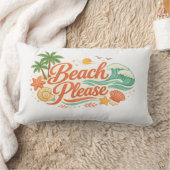 Coussin Rectangle Beach Please Pillow (Couverture)