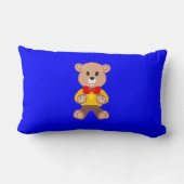Coussin Rectangle Bear Blue (Verso)