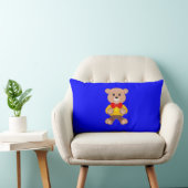 Coussin Rectangle Bear Blue (Chaise)