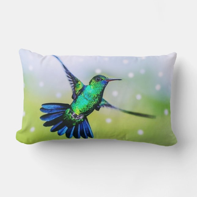 Coussin Rectangle Beau colibri (Recto)
