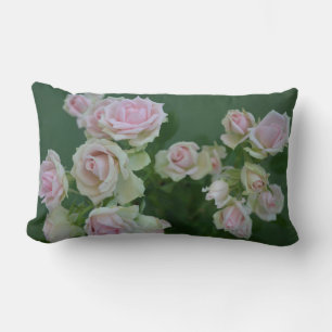 Coussin Rectangle Beau jardin rose clair roses