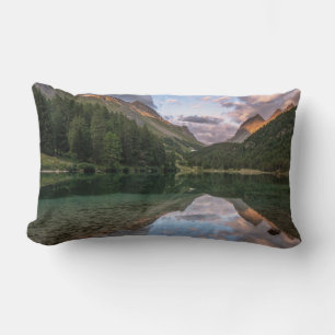 Coussin Rectangle Beau lac de Palpuogna Alpes suisses