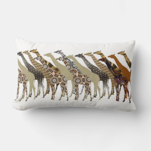 Coussin Rectangle Beaucoup de Giraffes Design 3 Lumbar Cushion