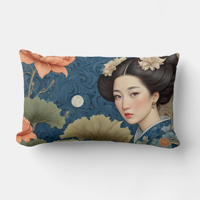 Coussin Rectangle Beauté asiatique (Recto)