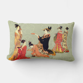 Coussin Rectangle Beautiful Japanese Art Design Throw Pillows