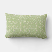 Coussin Rectangle Bébé Lumbar Jeu d'oreiller vert (Verso)