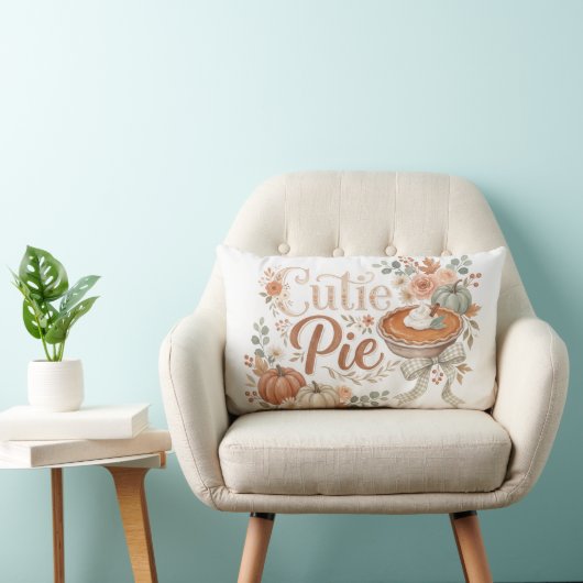 Coussin Rectangle Bébé Tarte au Citrouille Chérie (Chaise)