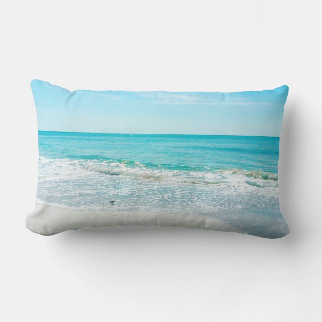 Coussin Rectangle Bécasseau de sable de Floride (Recto)