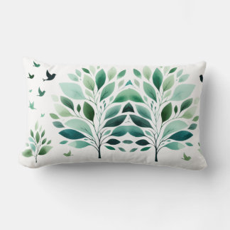 Coussin Rectangle Bécasseau verdoyant