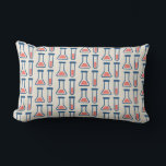 Coussin Rectangle Bécher et essai Tube science Motif à thème<br><div class="desc">Coussin avec un dessin mignon d'un tube d'essai et bécher. Parfait pour les types scientifiques.</div>
