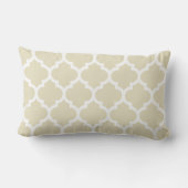 Coussin Rectangle Beige, Wt Marocain #5 Ananas 3 Monogramme Initial (Verso)