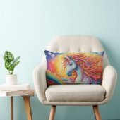 Coussin Rectangle Belle licorne (Chaise)