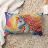 Coussin Rectangle Belle licorne (Couverture)