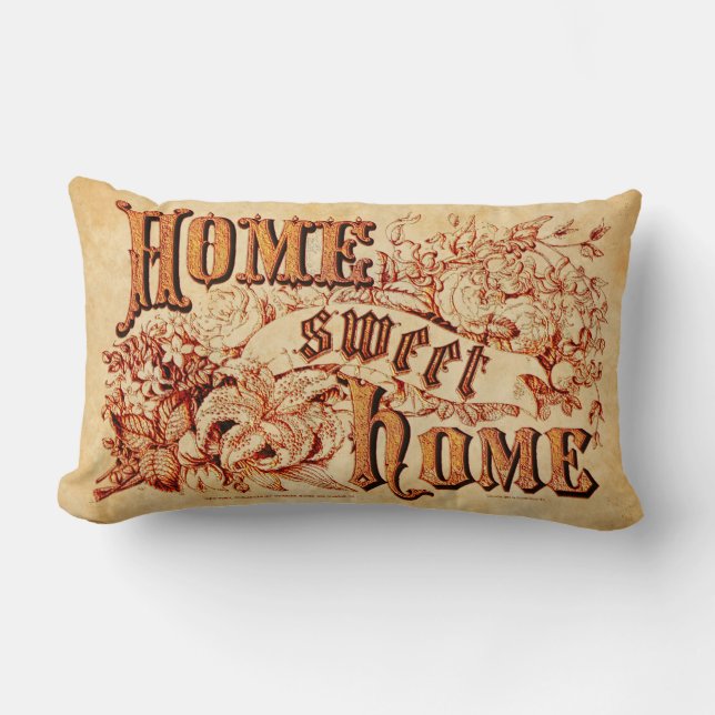 Coussin Rectangle Belle Maison Rustique Maison Douce Maison (Recto)