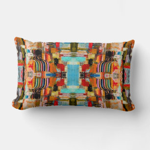 Coussin Rectangle Belle peinture abstraite colorée
