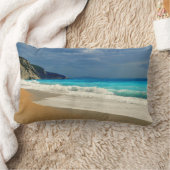 Coussin Rectangle Belle Turquoise Bleue Mer Tropicale Photographie (Couverture)