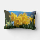 Coussin Rectangle Belles Daffodiles Jaunes (Verso)