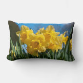 Coussin Rectangle Belles Daffodiles Jaunes (Recto)