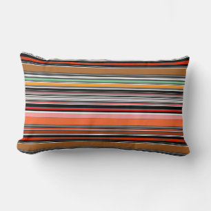Coussin Rectangle Belles rayures colorées