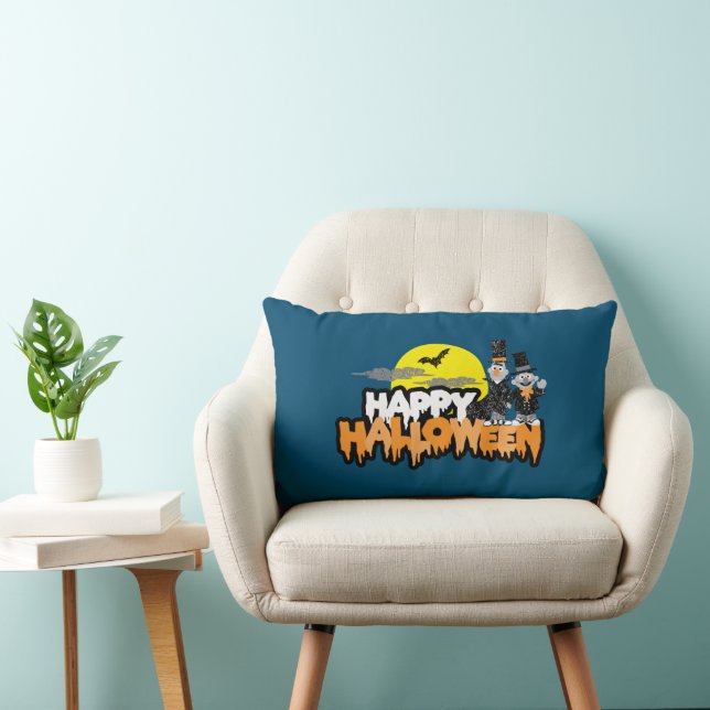 Coussin Rectangle Bert et Ernie | Joyeux Halloween (Chaise)