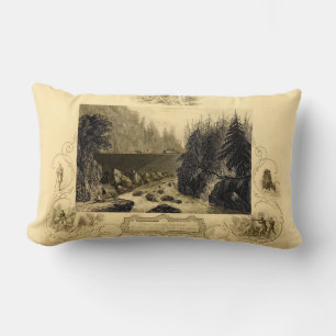 Coussin Rectangle Bicentenaire du canal Erie historique