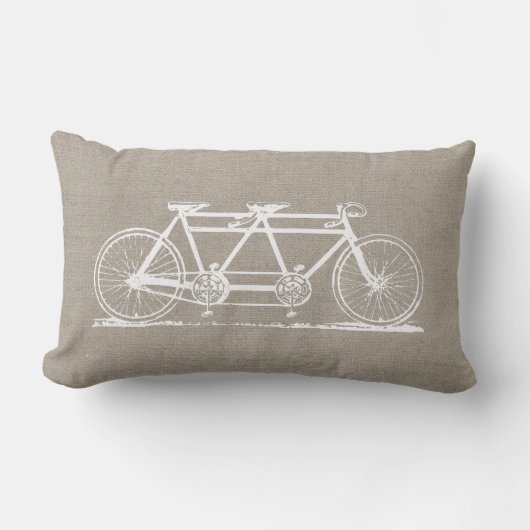 Coussin Rectangle Bicycle Vintage rustique (Recto)