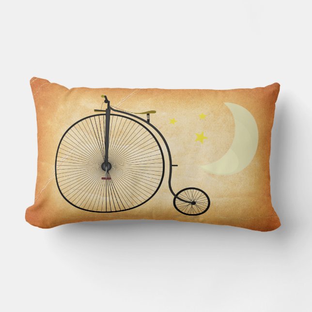 Coussin Rectangle Bicyclette vintage (Recto)