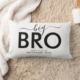 Coussin Rectangle Big Bro   Nouveau Faire-part bébé personnalisé