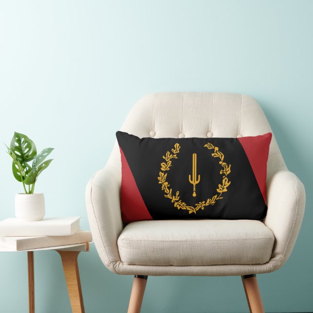 Coussin Rectangle Black American Heritage Flag  (Chaise)
