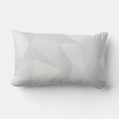 Coussin Rectangle Blanc, simple, moderne, urbain, cool, motif tendan (Verso)
