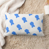 Coussin Rectangle Bleu blanc (Couverture)