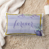 Coussin Rectangle Bleu Bleu Bleu Mi-été Russe Mariage pour toujours (Couverture)