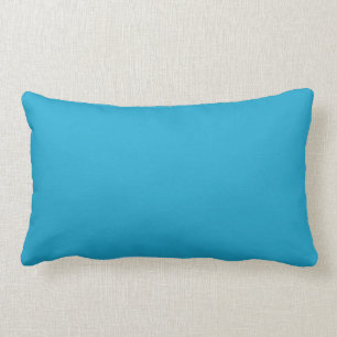 Coussin Rectangle Bleu cérusé clair - Couleur turquoise bleu