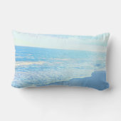 Coussin Rectangle Bleu de turquoise magnifique de carreau lombaire (Verso)