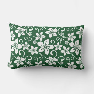 COUSSIN RECTANGLE BLEU HAWAII (VERT FORESTIER)
