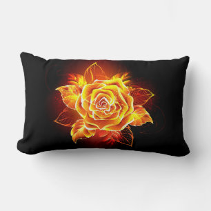 Coussin Rectangle Blooming Fire Rose