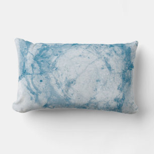 Coussin Rectangle Blue and white floral mattress