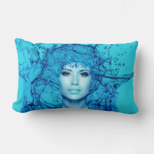 Coussin Rectangle Blue Mermaid