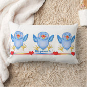 Coussin Rectangle Bluebird de bonheur (Couverture)