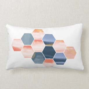Coussin Rectangle Boho Hexagons