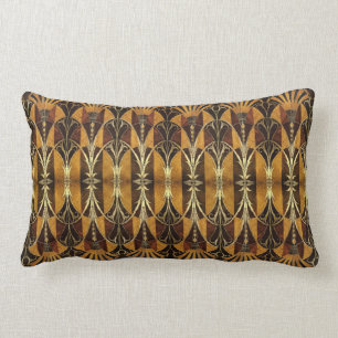 Coussin Rectangle Bois de noeud d'art déco