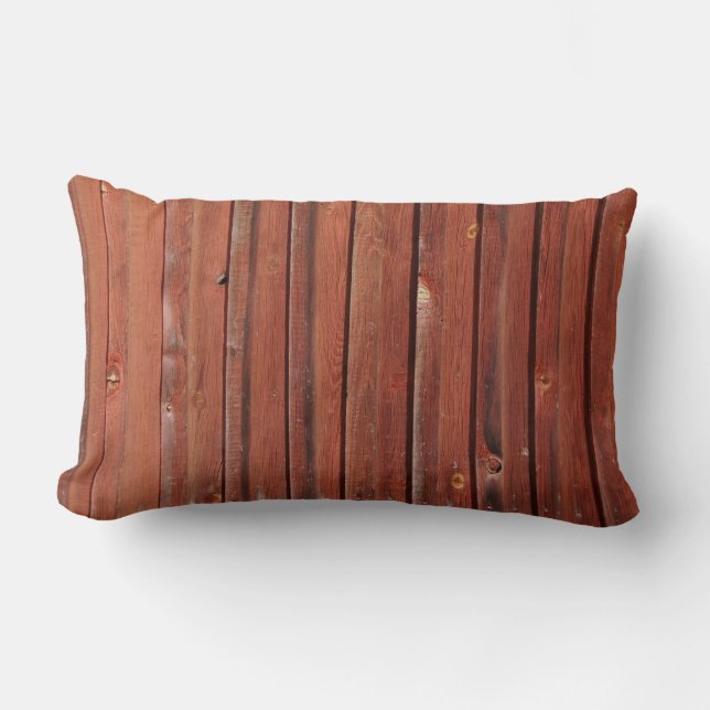 Coussin Rectangle Bois en rouge suédois (Recto)
