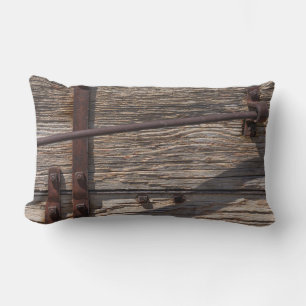 Coussin Rectangle Bois rustique vieux pays ouest