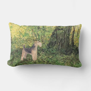 Coussin Rectangle Bois Verts