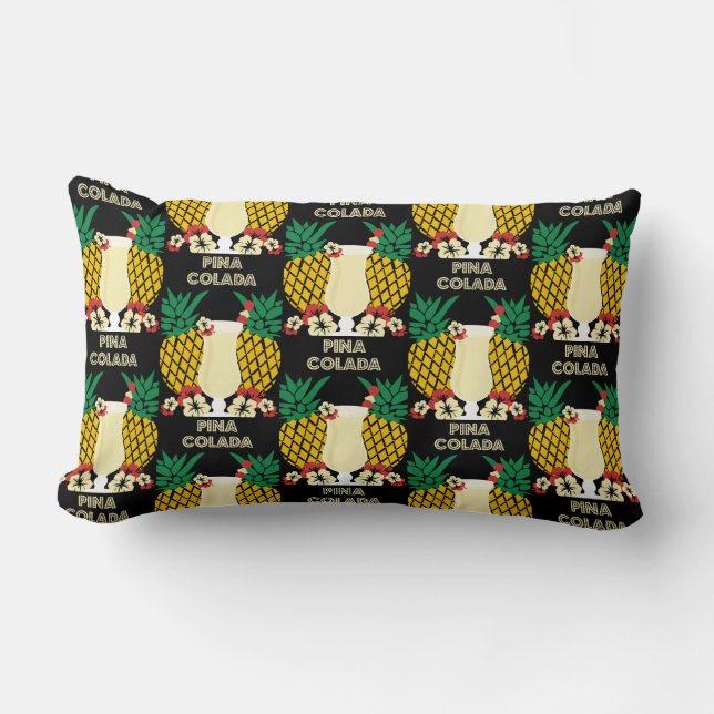Coussin Rectangle Boisson cocktail Piña Colada   (Recto)