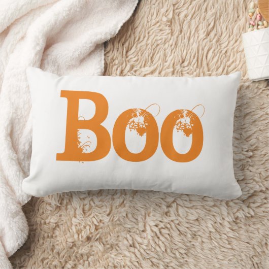 Coussin Rectangle Boite de typographie d'Halloween (Couverture)
