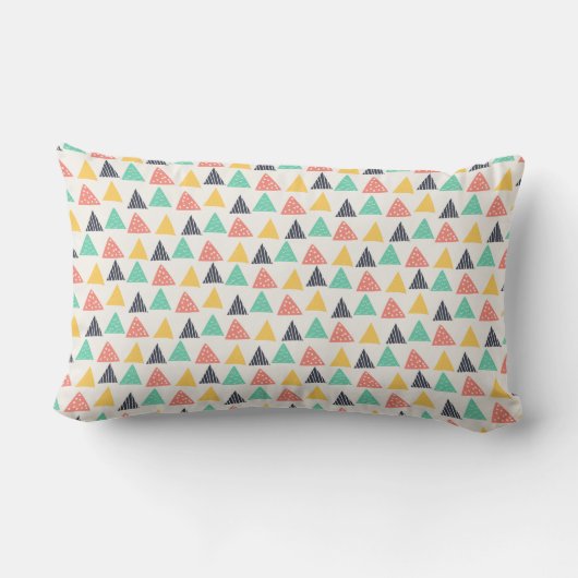 Coussin Rectangle Bon escargot sur les triangles (Verso)