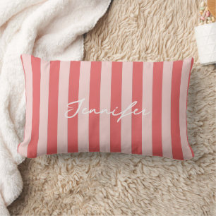 Coussin Rectangle Bonbons colorés Couleur vive Trendy Moderne Stripe